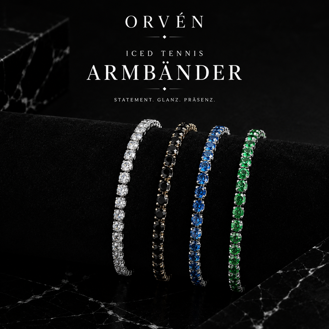 ORVÉN ICED TENNIS – Armbänder