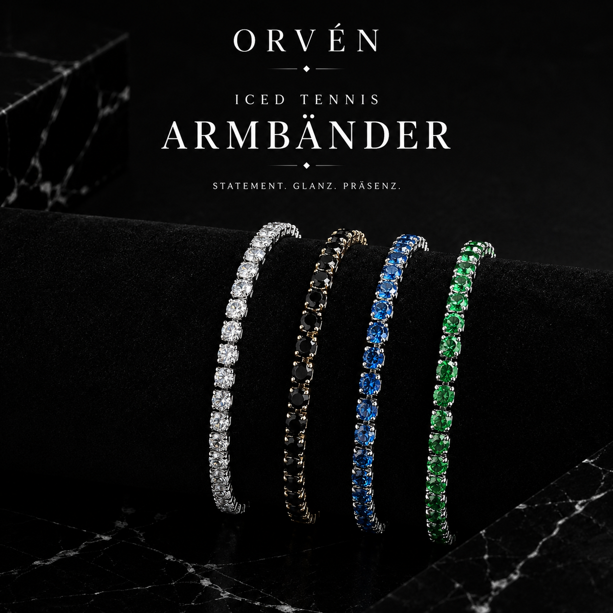 ORVÉN ICED TENNIS – Armbänder