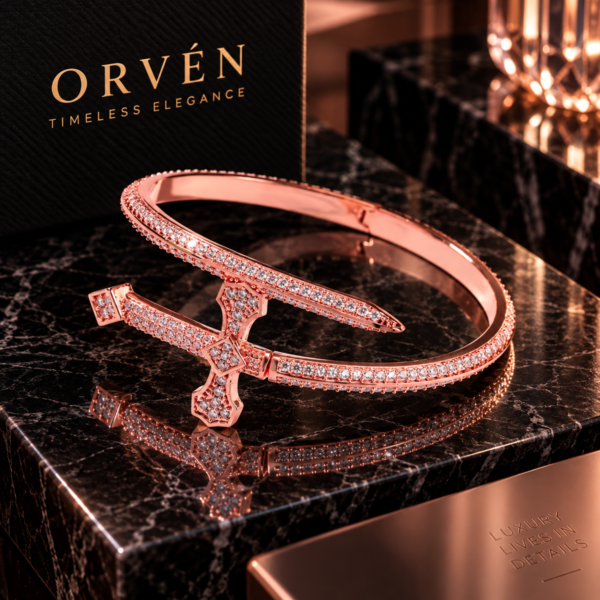 ORVÉN ROYAL CROSS – Roségold